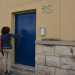 La biblioteca, sita a San Cataldo,  accessibile anche ai cittadini che possono entrare dall'esterno attraverso una porta al numero civico 35 di via Skanderbeg