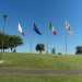 Le bandiere presenti all'interno del parco