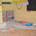Un'aula deturpata e allagata 