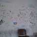 Insieme di sfoghi creativi su un muro