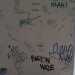 Scritte e firme sulle pareti