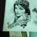 Un disegno realizzato per un tatuaggio che raffigura il volto della propria fidanzata