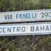 L'ingresso al Centro Bah'i