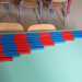 Aste colorate differentemente per l'apprendimento dei numeri:  un gioco montessoriano. L'insegnante Giovanna Pagano lo ha fatto da s