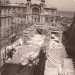 La costruzione del Palazzo della Motta tra corso Vittorio Emanuele e corso Cavour