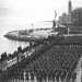 Il 12 luglio di quellanno Mussolini arriva a Bari per rendere onore agli alpini della Tridentina reduci vittoriosi dallAlbania, che affollano il lungomare Nazario Sauro circondati da ali di folla