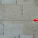 Il braccio visto frontalmente: difficile risalire all'epoca in cui venne tracciato, ma gi nel 529 l'imperatore Giustiniano ordin che le misure fossero conservate nelle chiese pi sacre di ciascuna citt. Bari probabilmente si conform realizzando sulla Basilica questa linea di 58 centimetri