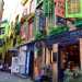 La coloratissima piazzetta di Neal's Yard, situata in un angolo nascosto del quartiere di Covent Garden
