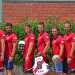 La squadra attuale. Il secondo ragazzo a partire da sinistra  il giocatore-allenatore Davide Gabriele, al centro c' il 24enne Giuseppe Anaclerio e il penultimo atleta  capitan Luca Cinelli
