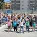 Sessione di yoga della risata alla scuola media Monterisi di Bisceglie