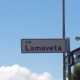 ... che alla fine della strada diventa "Via Lamaveta"