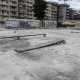 ...e usato come improvvisata pista da skateboard