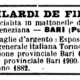 Opere che ricevettero grandi riconoscimenti: nel 1884 la medaglia d�argento all�esposizione generale italiana di Torino, quella d�oro a Palermo nel 1891-92, il diploma di merito a Chicago nel 1893 e all�esposizione provinciale di Bari nel 1900