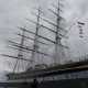 Il Cutty Sark,un veliero inglese un tempo adibito al trasporto del t�, esposto ora a Greenwich