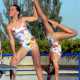 Le ragazze della Waterpolo Bari durante una gara