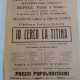 Un manifesto del teatro Garibaldi che annunciava per il 26 aprile 1925 la messa in scena di uno spettacolo da parte di una compagnia napoletana